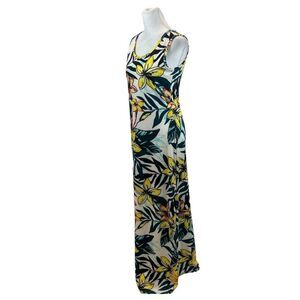 Ladies LulaRoe Dani Dress in Tropical Floral Print Maxi‎ Length Size Small